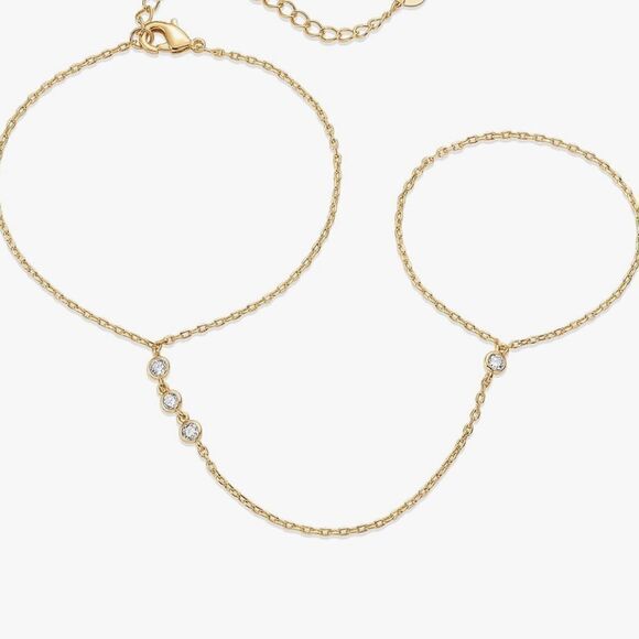 Gold hand chain - Picture 5 of 5